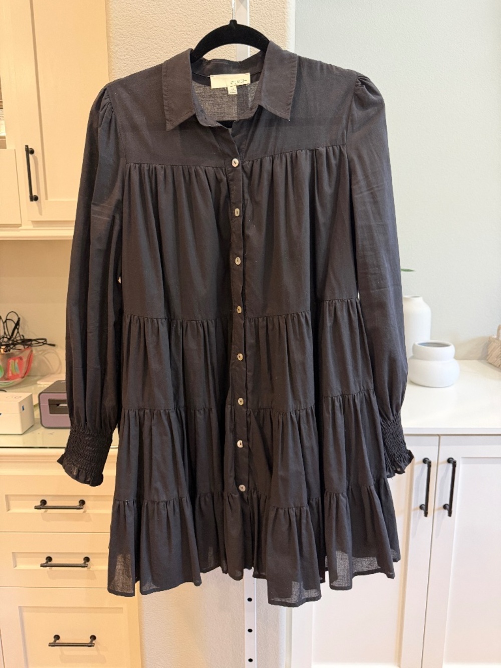 PINCH DRESS MEDIUM BLACK